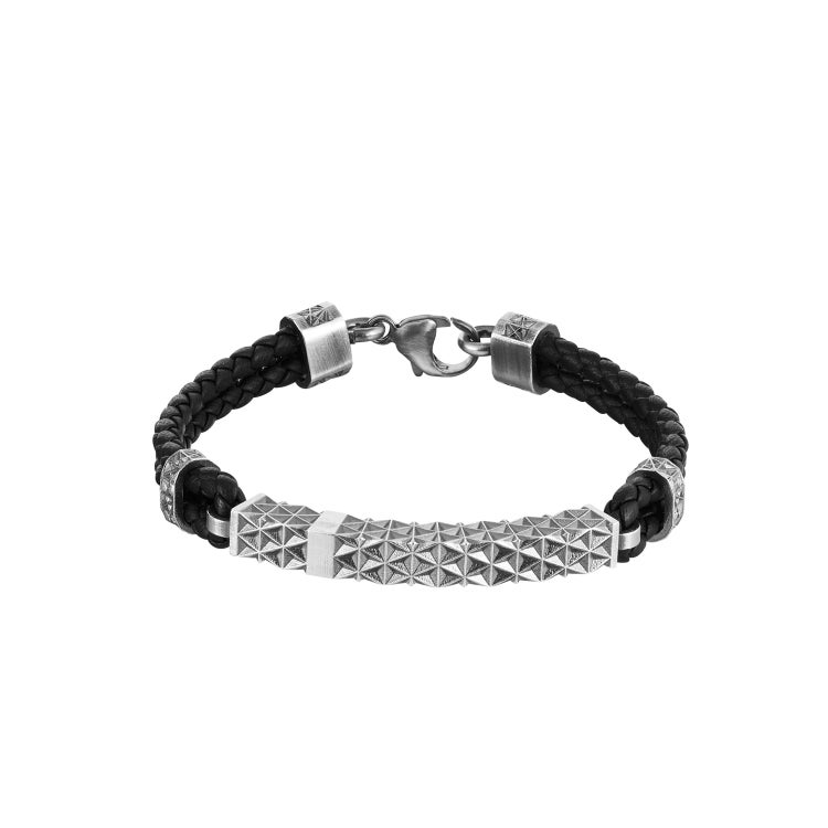 Heikki Hartikainen / Lumoava - Grafiitti (rannekoru, nahka)