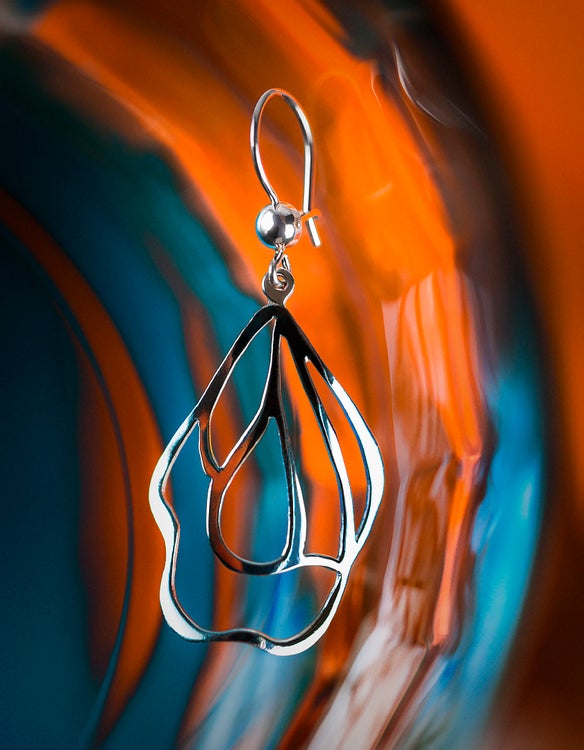 Tanna Design: Kev&auml;t (koukkukorvakorut, hopeaa)